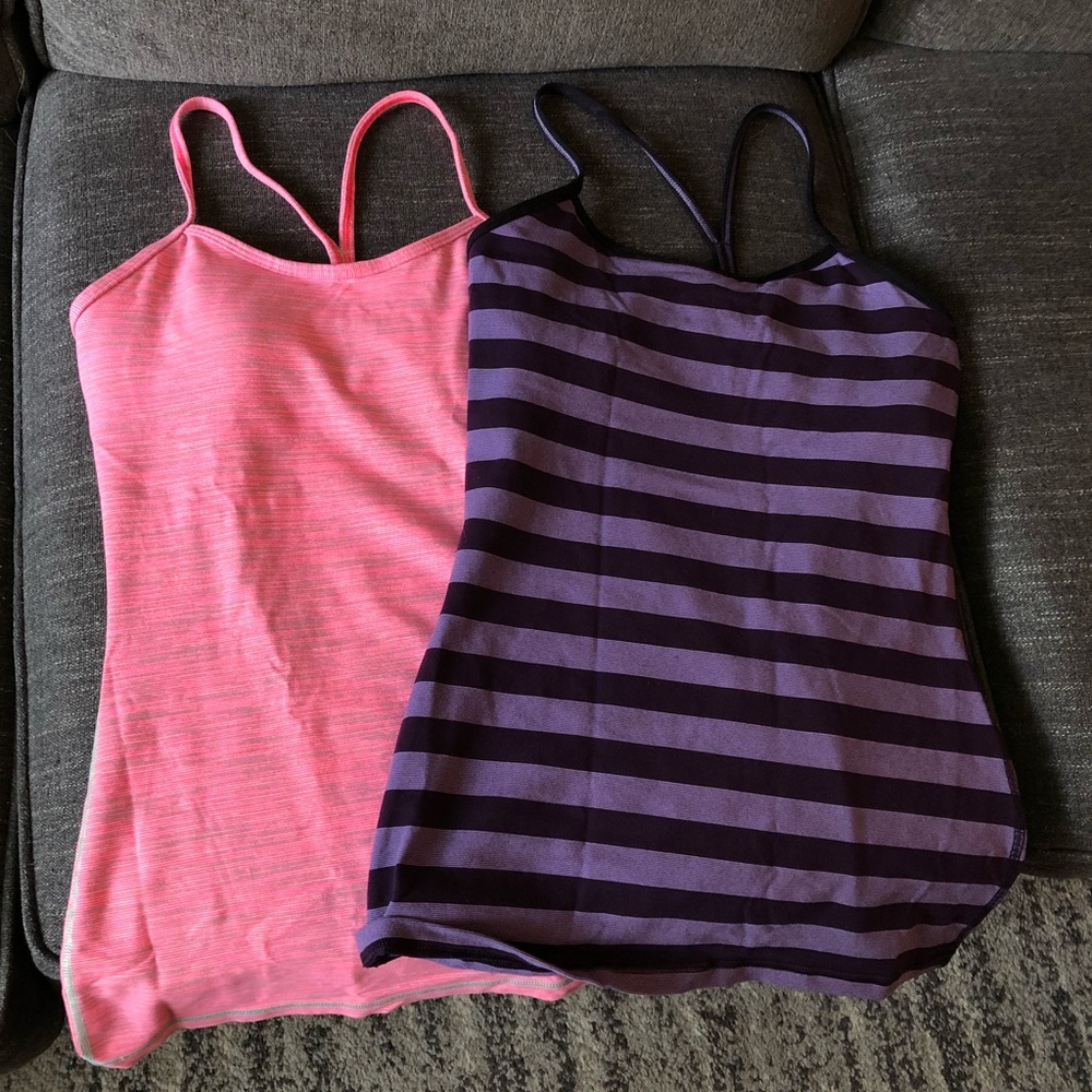 TWO • Lululemon Power Y tanks